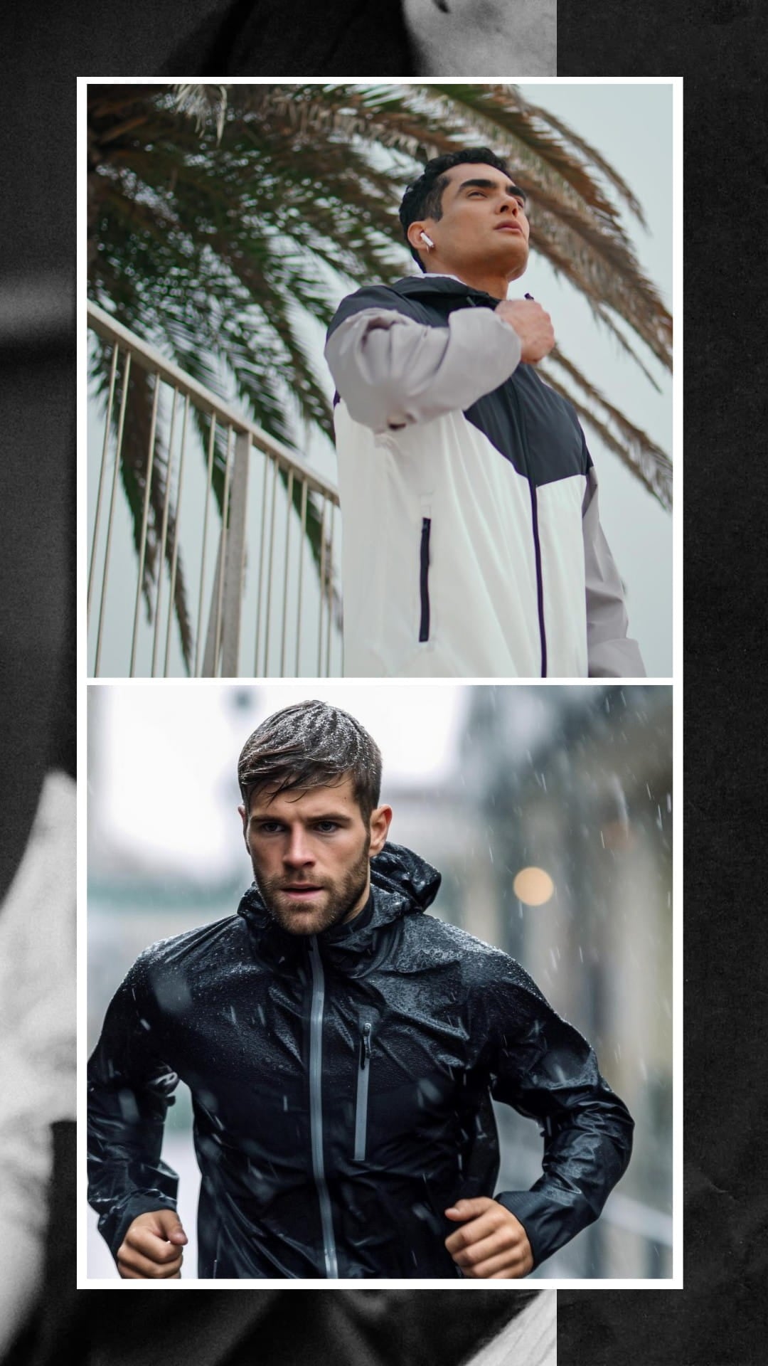 Vestes hommes imperméables extérieur