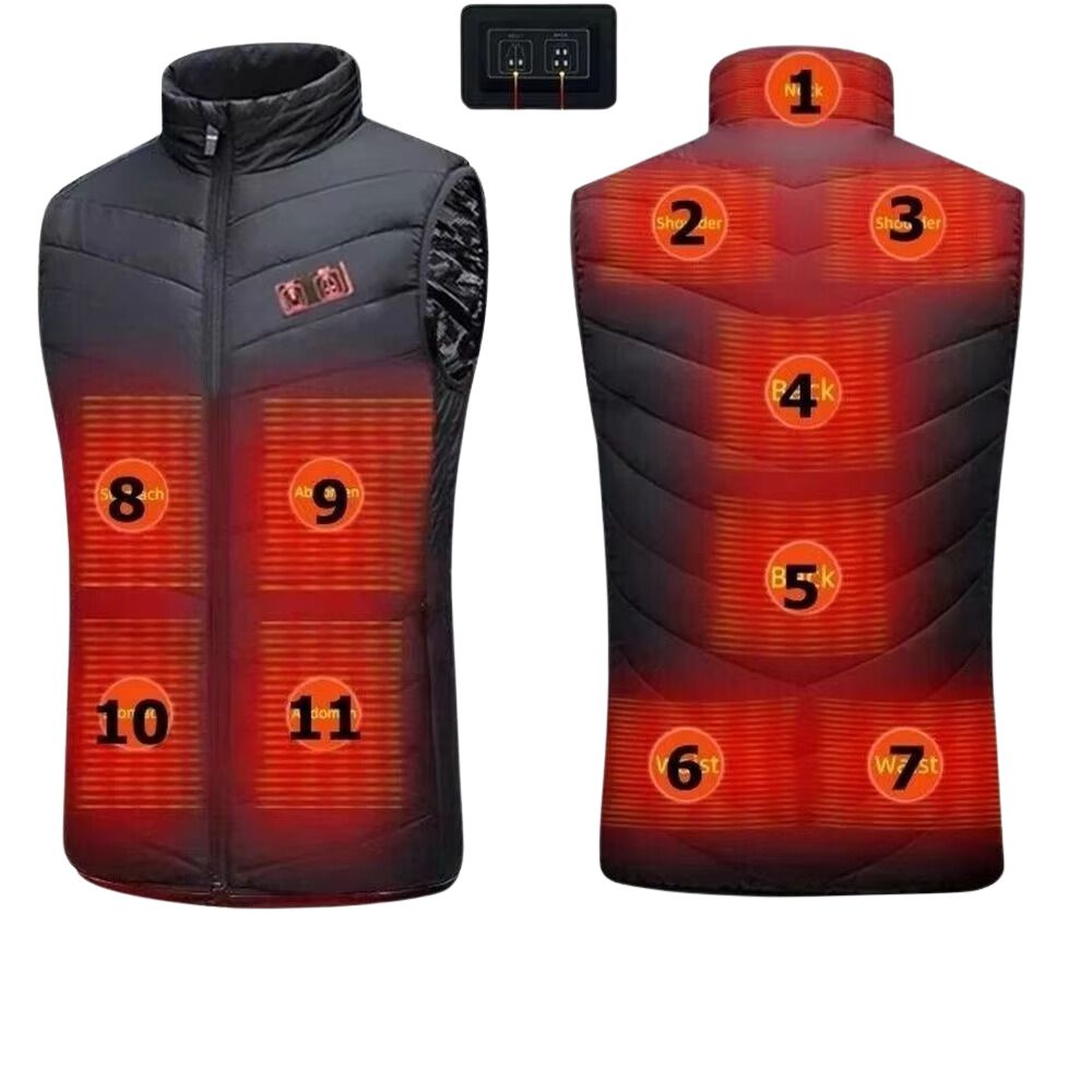 Veste chauffante Double contrôle