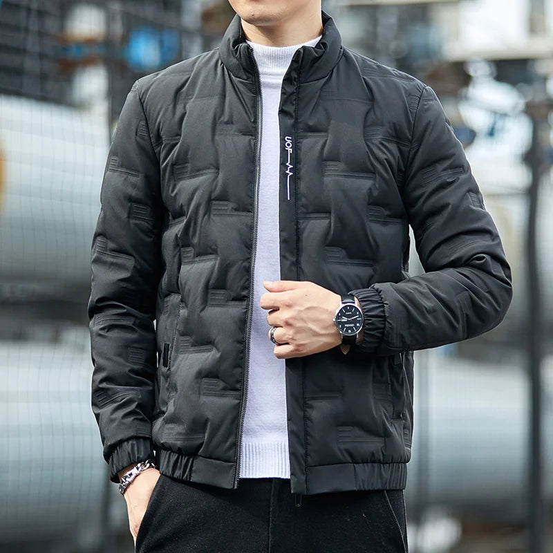 Veste Matelassée Zippée Chaude Homme