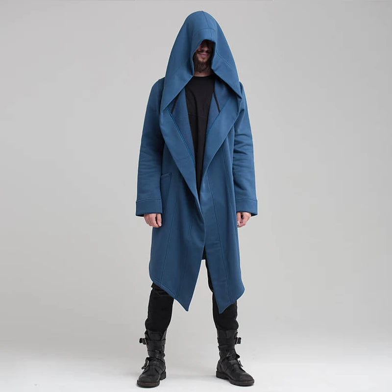 Veste Gilet long à capuche avec poches spacieuses