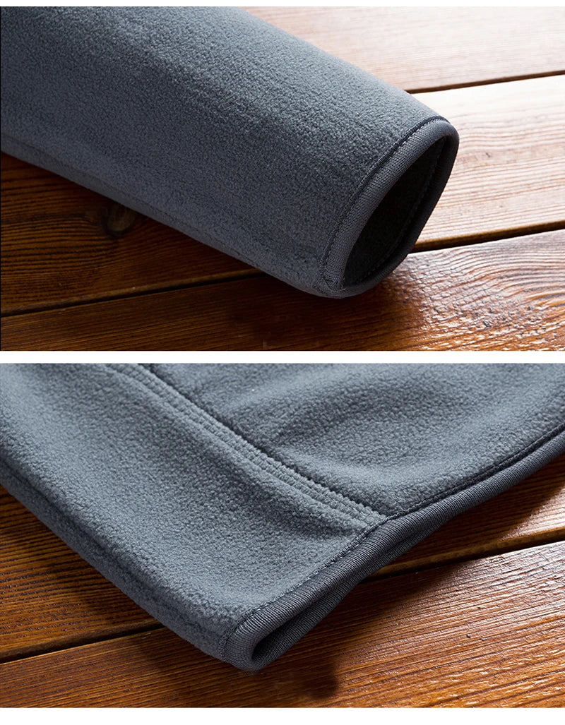 Veste polaire col monté en laine