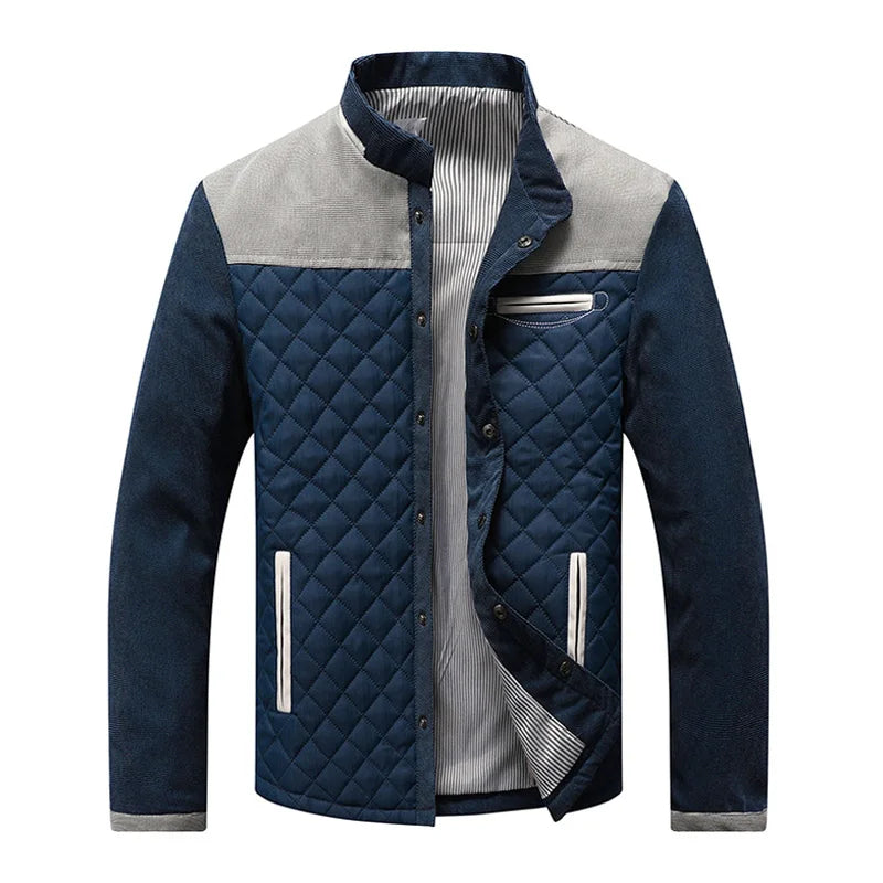 Scott - Veste matelassée bleu marine homme