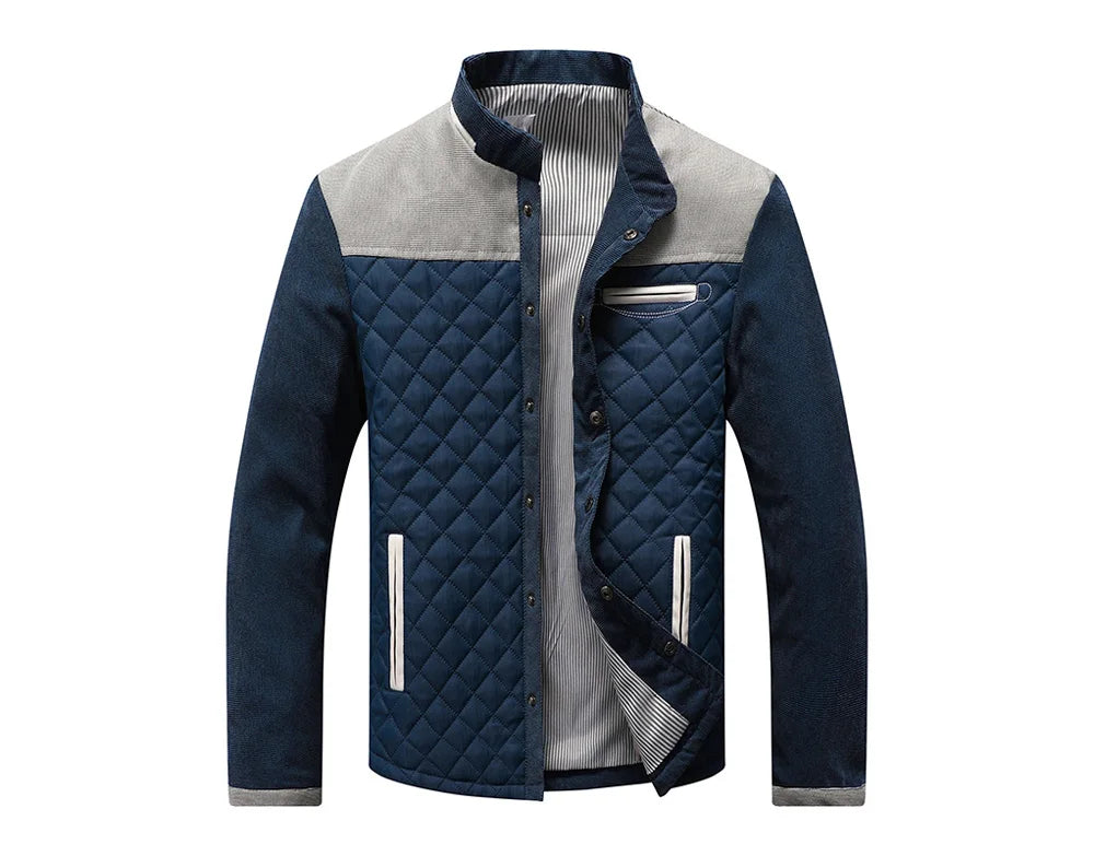 Scott - Veste matelassée bleu marine homme