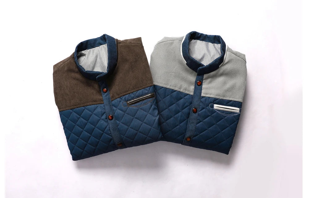 Scott - Veste matelassée bleu marine homme