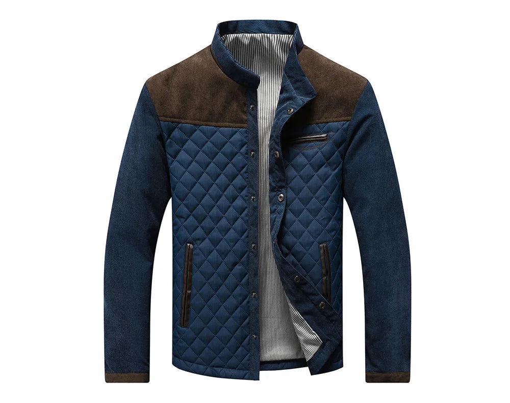 Scott - Veste matelassée bleu marine homme