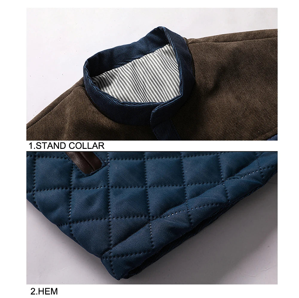 Scott - Veste matelassée bleu marine homme