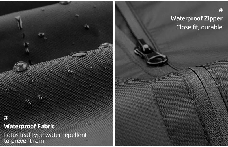Rockbros - Veste impermeable à capuche réfléchissante