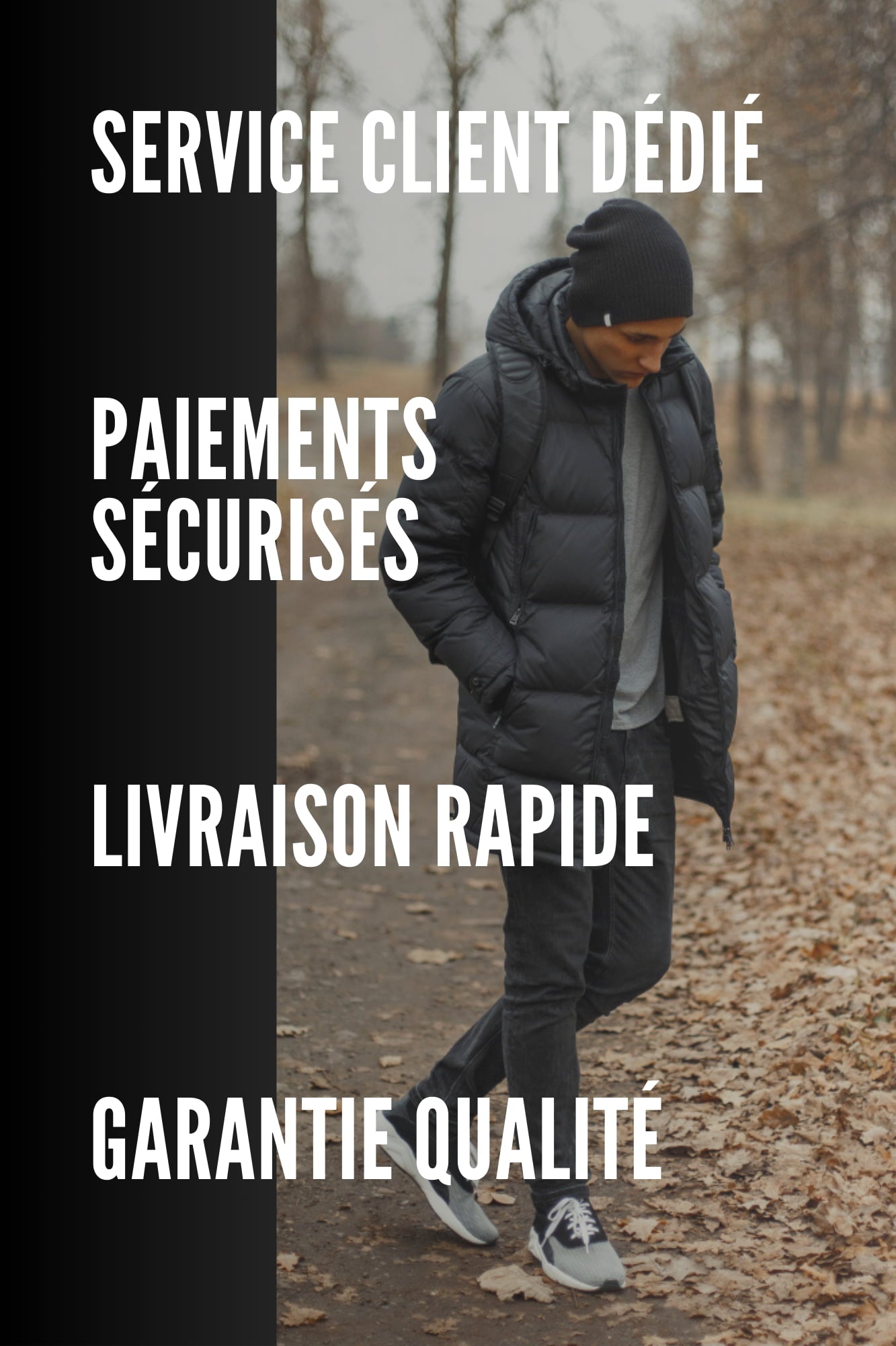 Veste homme garanties client