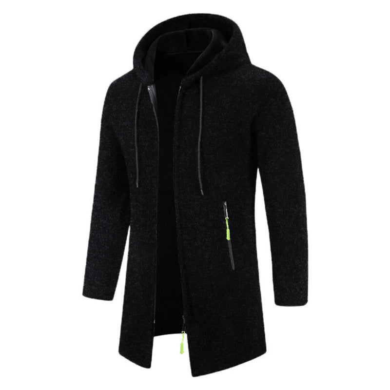 Veste à capuche manche longue avec fermeture éclair