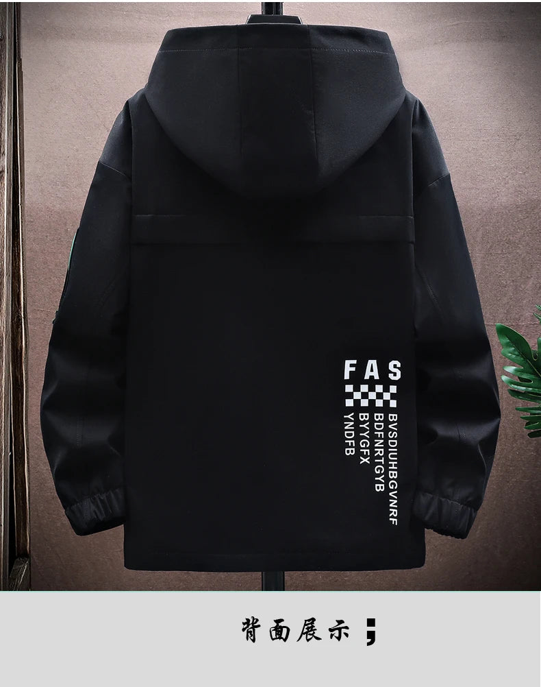 Harajuku - Veste à capuche tendance homme