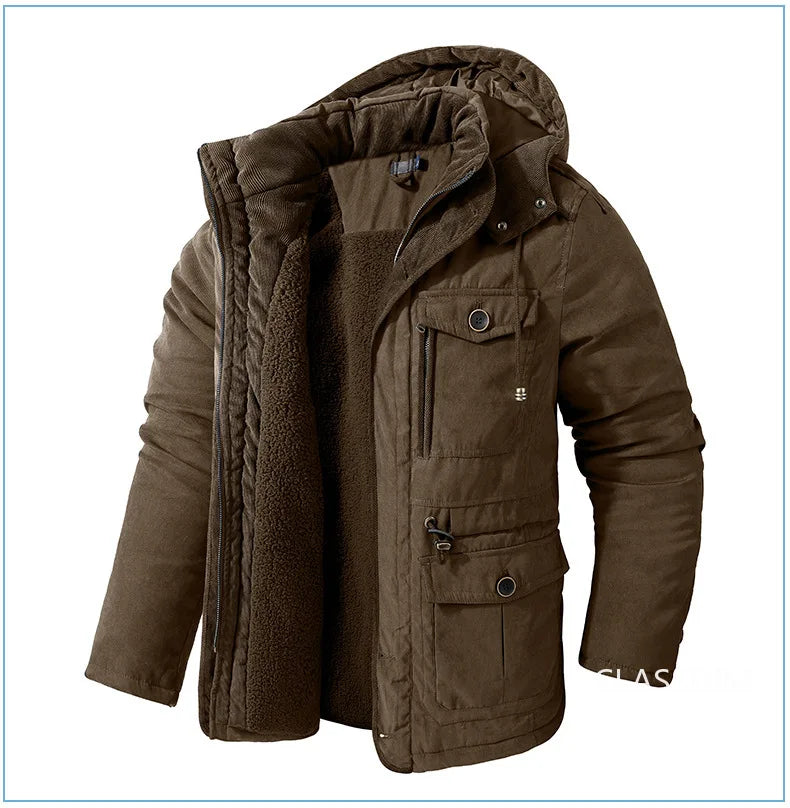Nordik Heat - Veste d'hiver chaude pour hommes