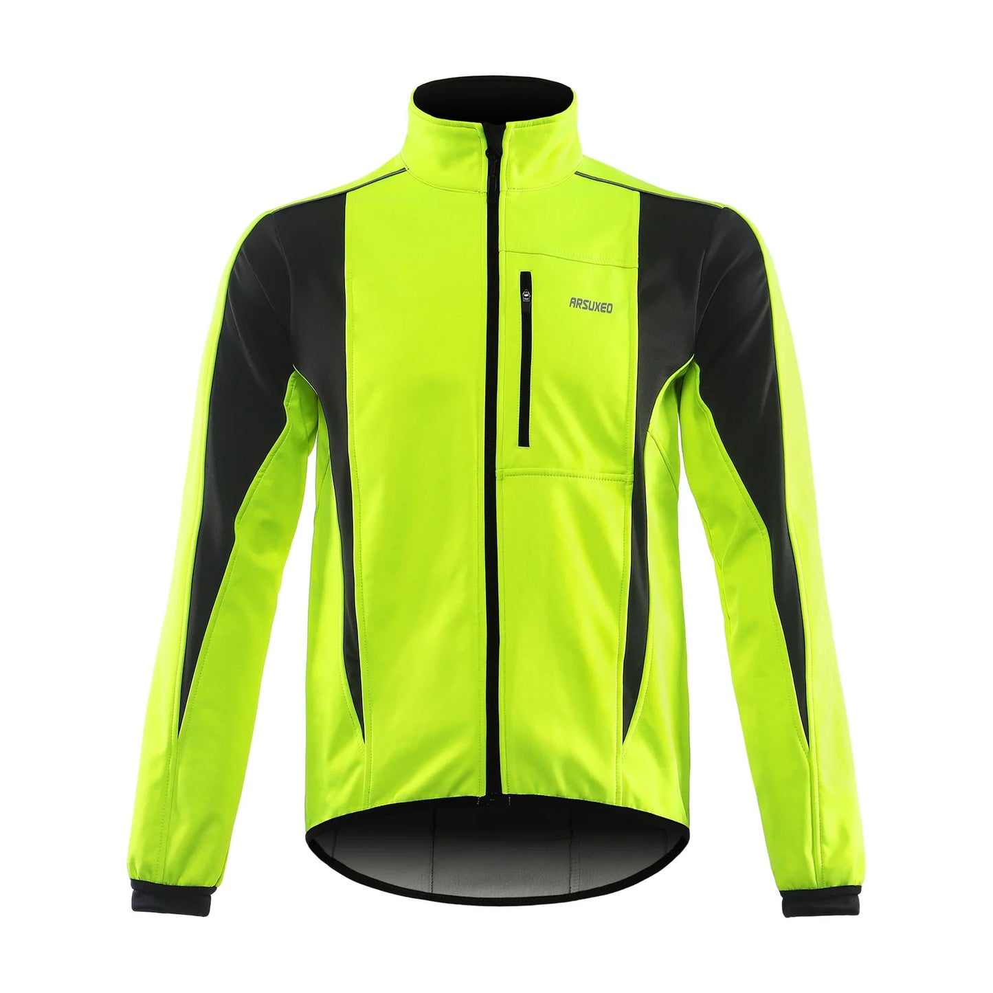 ReflectRun - Veste hiver de running réfléchissante avec poches