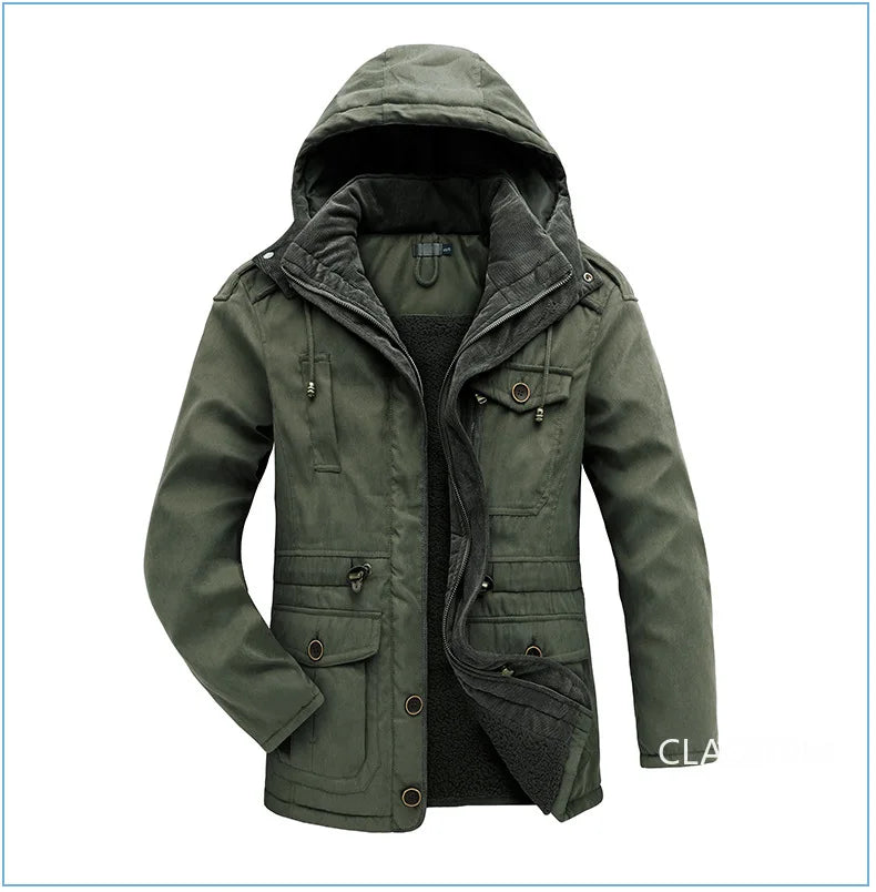 Nordik Heat - Veste d'hiver chaude pour hommes