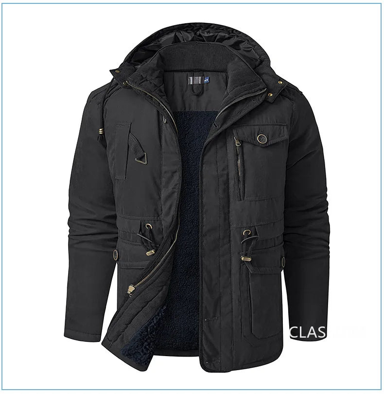 Nordik Heat - Veste d'hiver chaude pour hommes