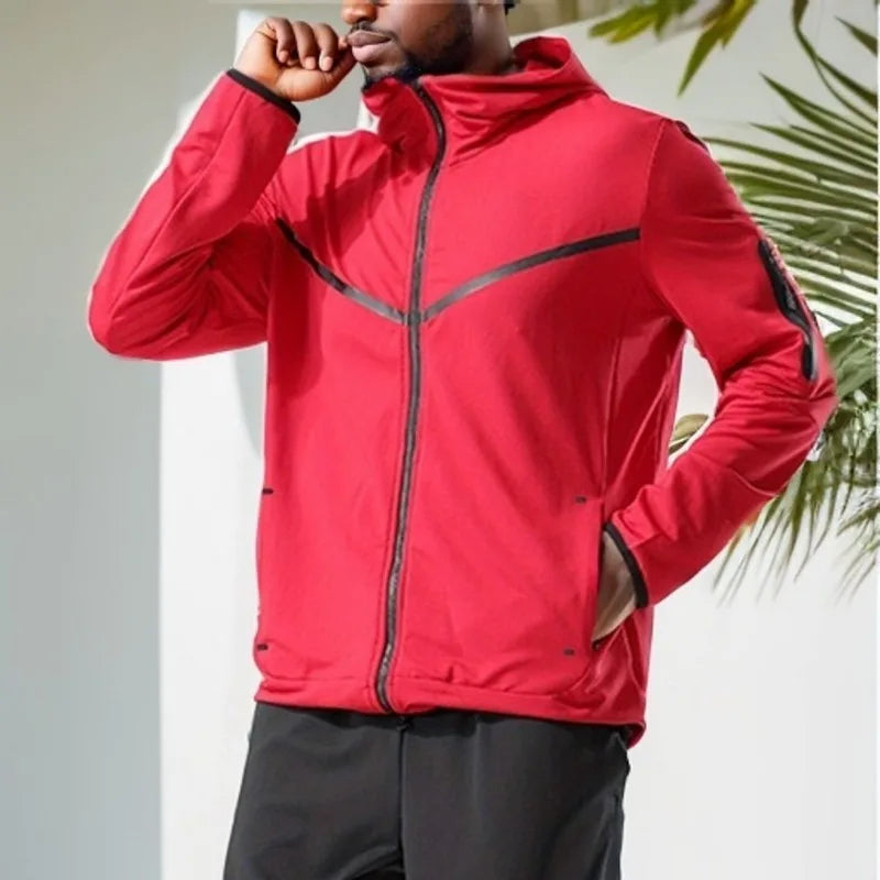 FrostFlex - Veste Hiver Running à Capuche
