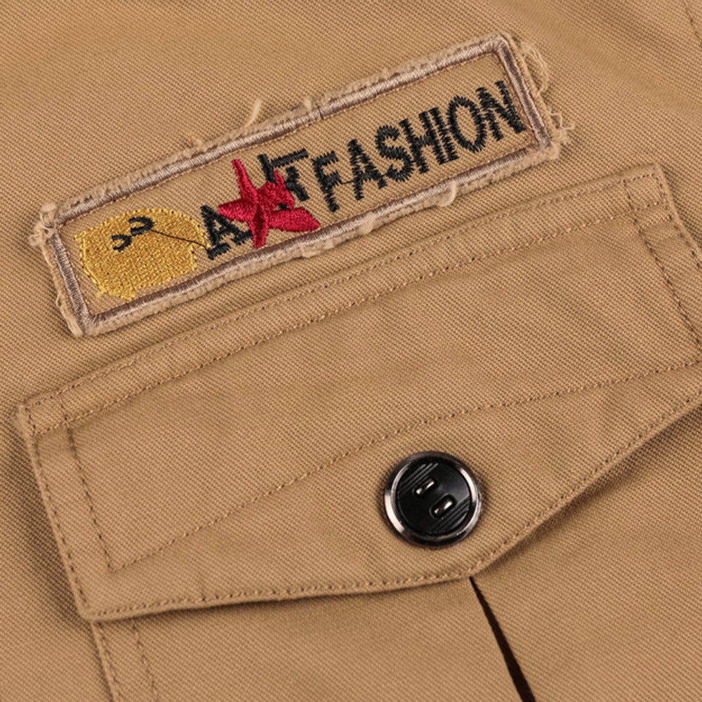 Vestes multi-poches militaire pour homme