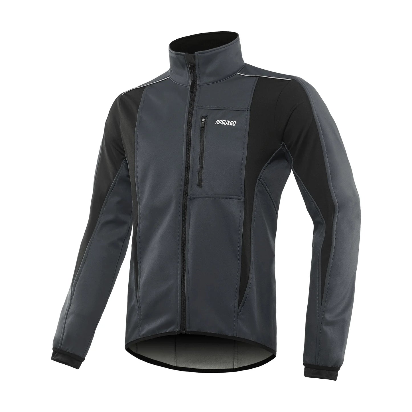 ReflectRun - Veste hiver de running réfléchissante avec poches