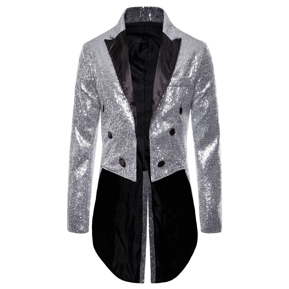 Veste Smoking Croisé à Paillette Homme