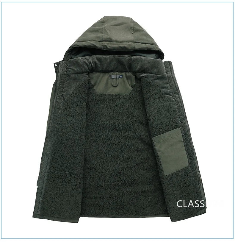 Nordik Heat - Veste d'hiver chaude pour hommes