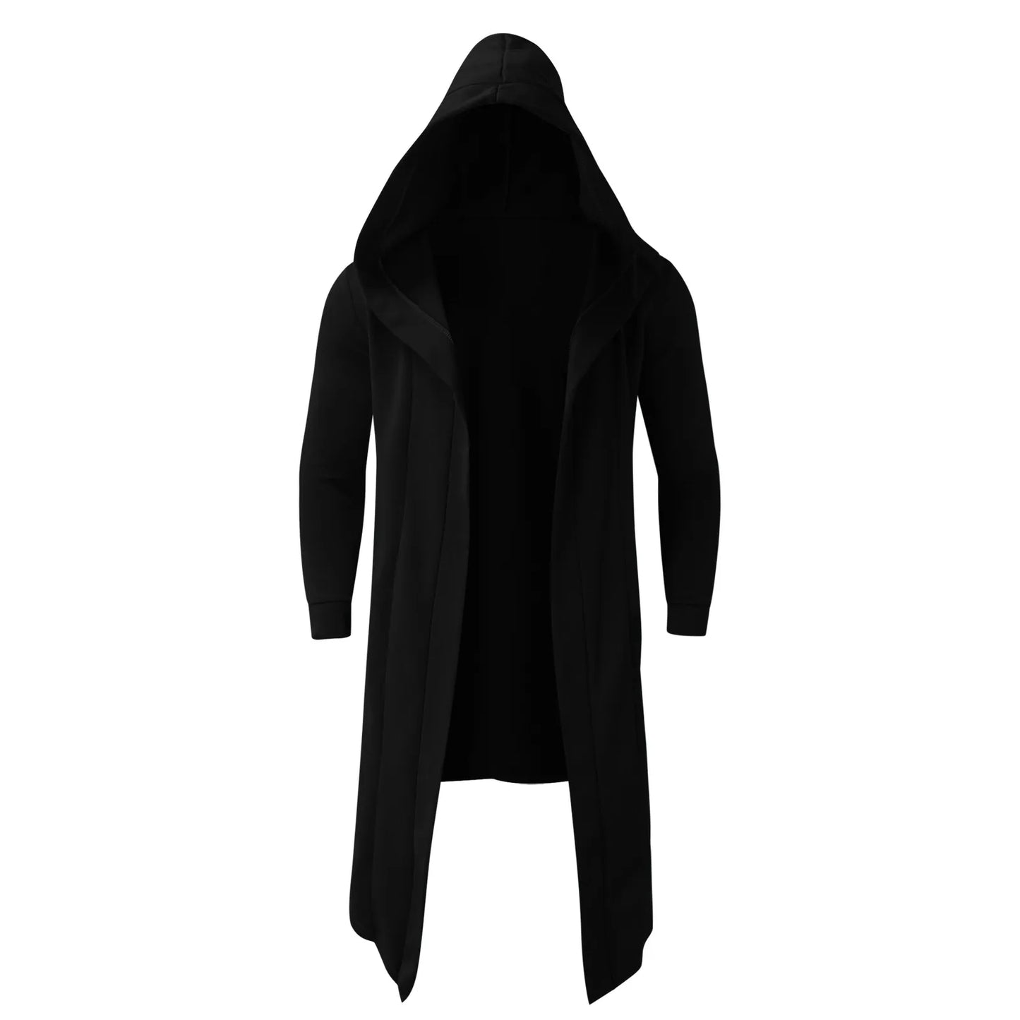 Veste Gilet long à capuche avec poches spacieuses