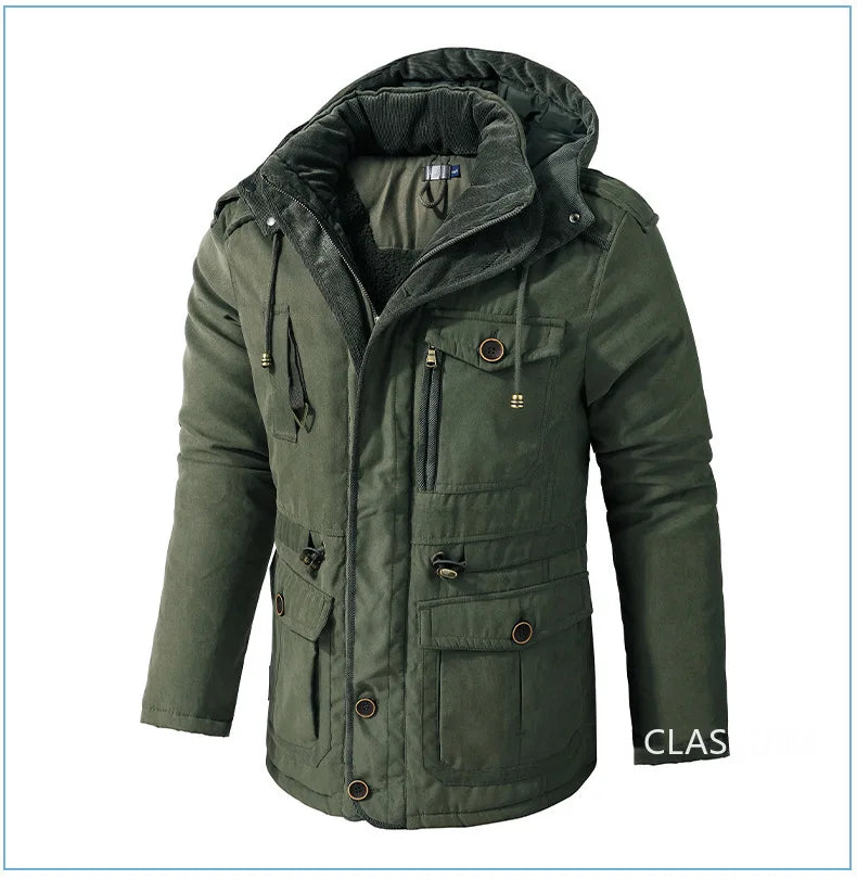 Nordik Heat - Veste d'hiver chaude pour hommes