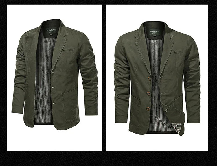 Veste costume vintage décontractée homme