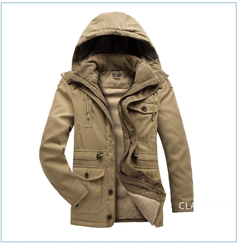 Nordik Heat - Veste d'hiver chaude pour hommes