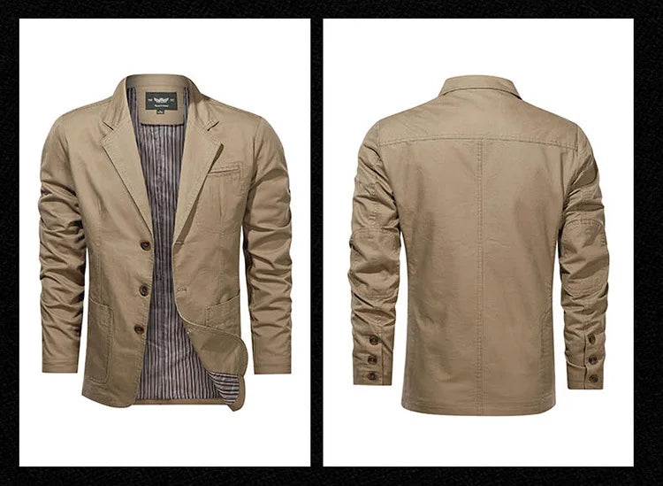 Veste costume vintage décontractée homme
