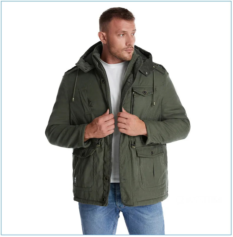 Nordik Heat - Veste d'hiver chaude pour hommes