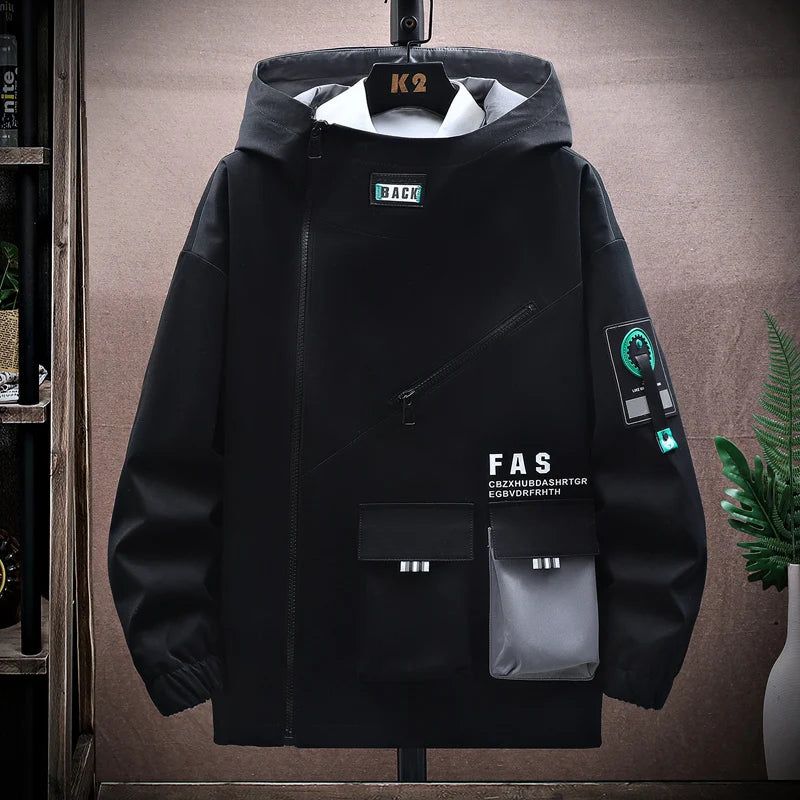 Harajuku - Veste à capuche tendance homme