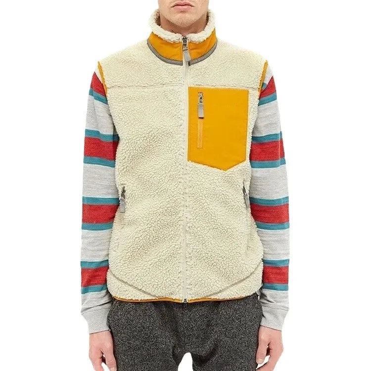 Veste sans manche 3 poches en laine