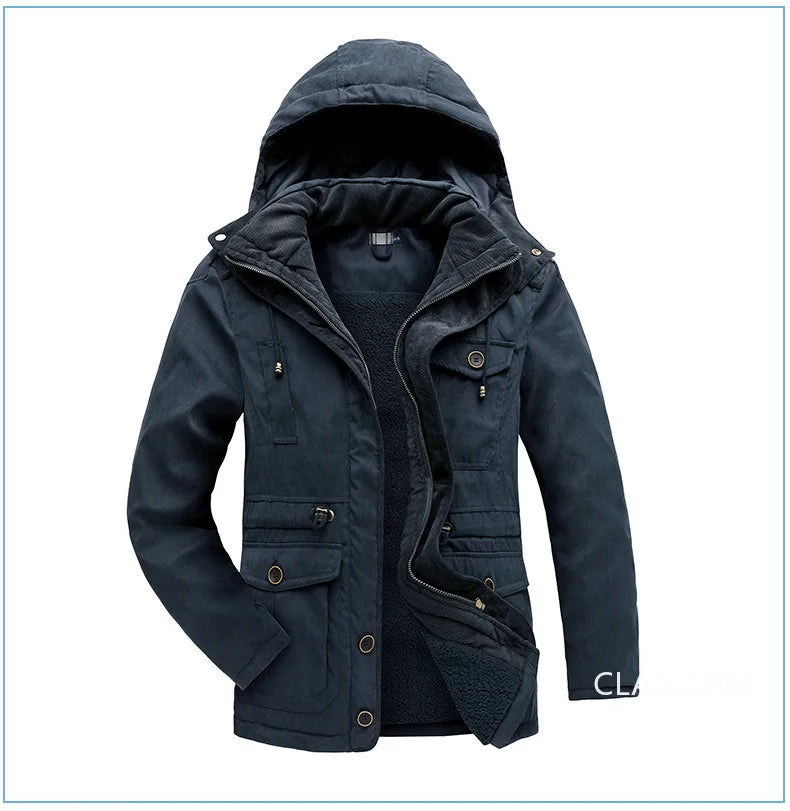 Nordik Heat - Veste d'hiver chaude pour hommes