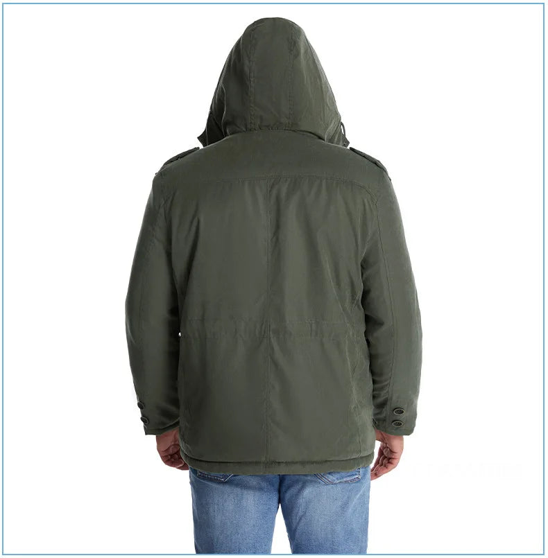 Nordik Heat - Veste d'hiver chaude pour hommes