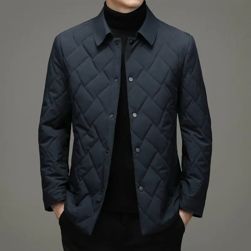 Veste matelassée tendance à col rabbatu