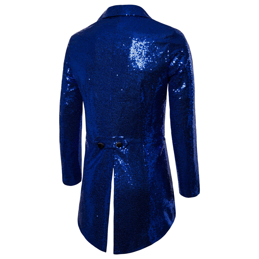 Veste Smoking Croisé à Paillette Homme