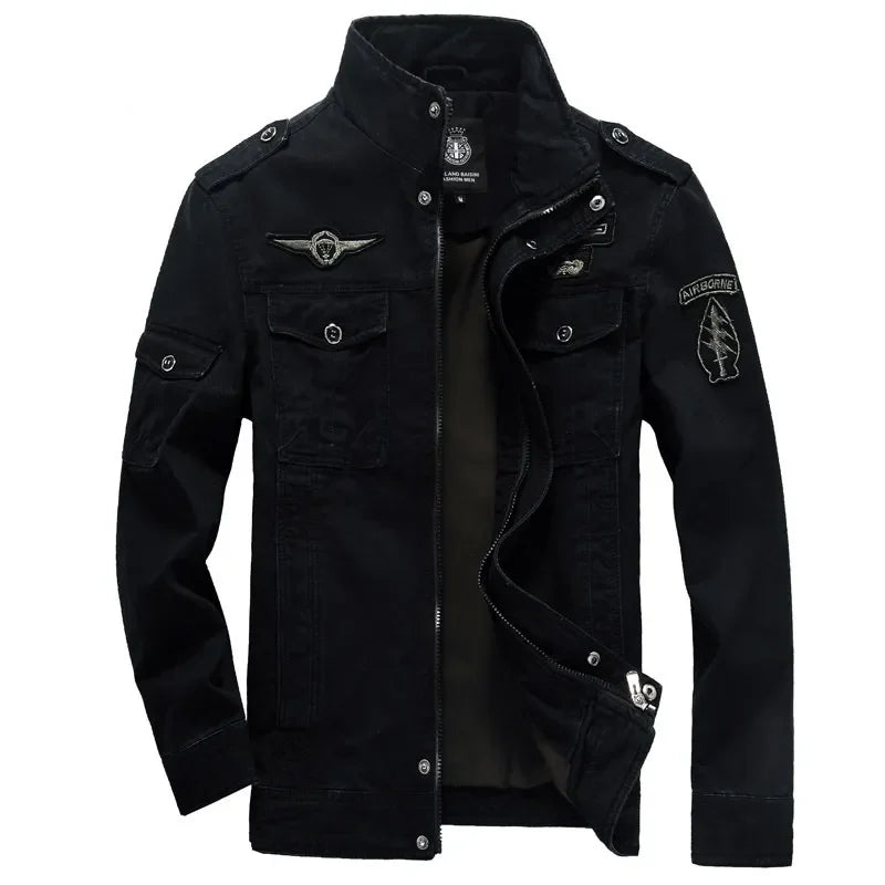 Veste Militaire avec manches à poches homme