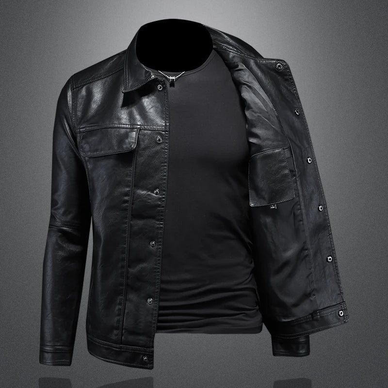 Veste en cuir Bombardier Pour Homme