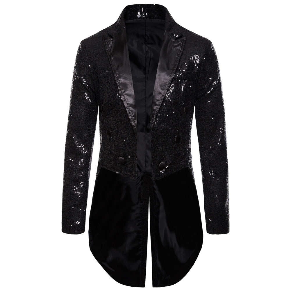 Veste Smoking Croisé à Paillette Homme