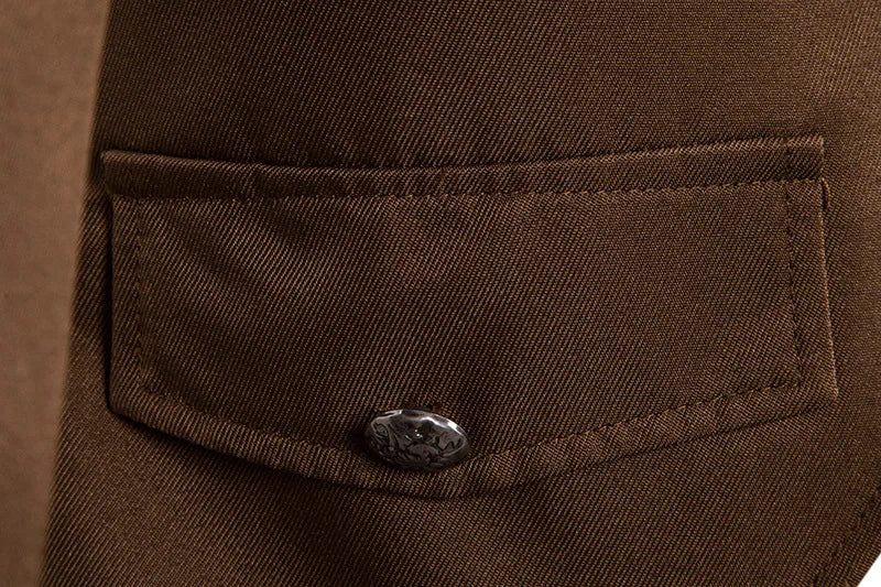 Veste Smoking Croisé Uni Homme