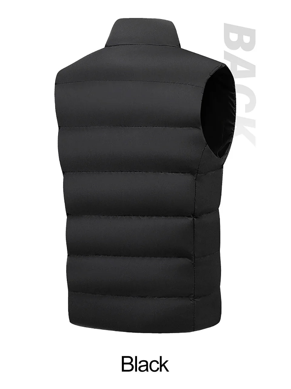 Veste chauffante électrique à manche courte rouge et noire