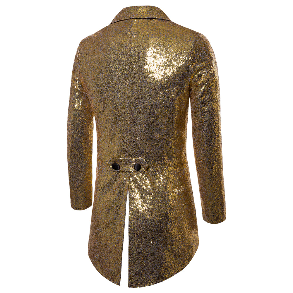Veste Smoking Croisé à Paillette Homme