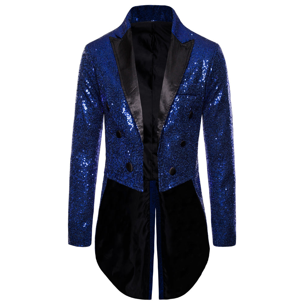 Veste Smoking Croisé à Paillette Homme