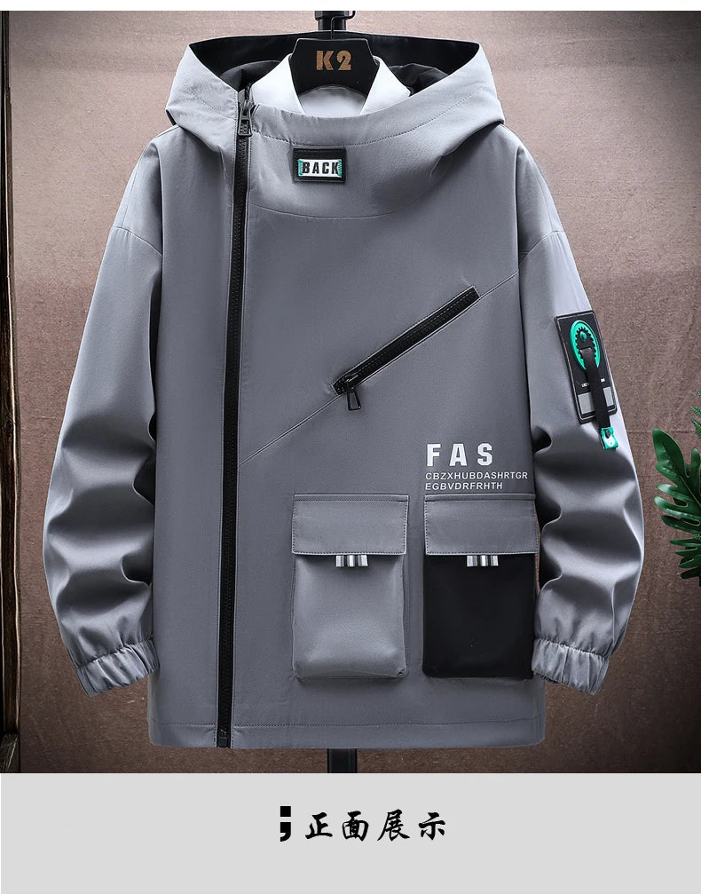 Harajuku - Veste à capuche tendance homme