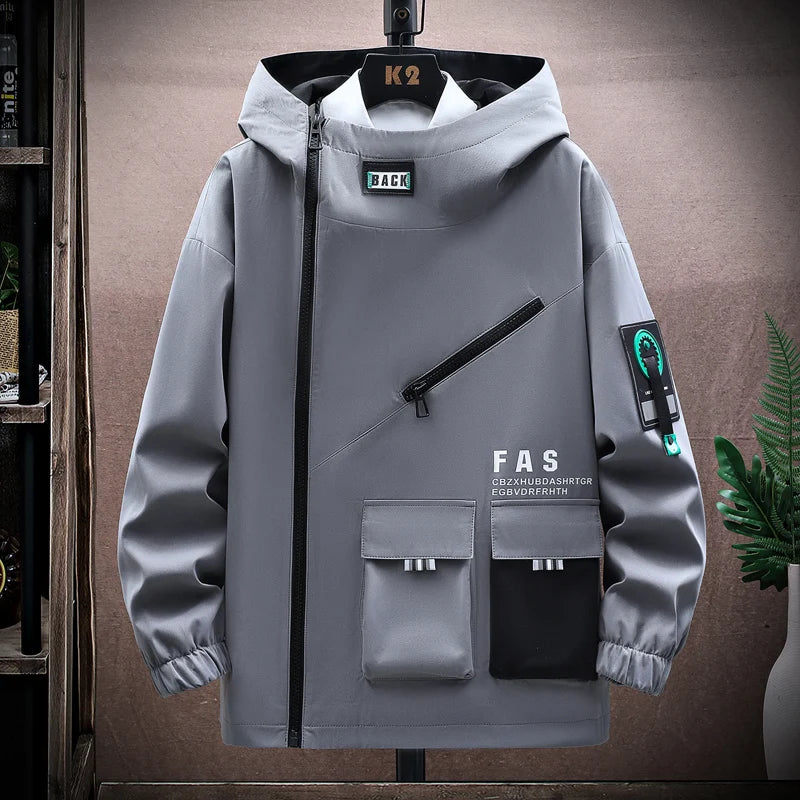 Harajuku - Veste à capuche tendance homme