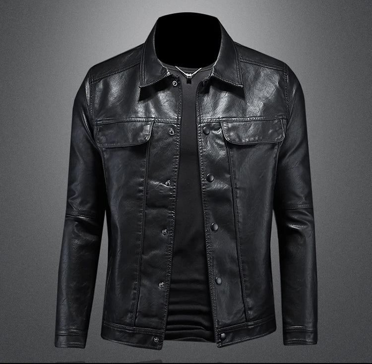Veste en cuir Bombardier Pour Homme