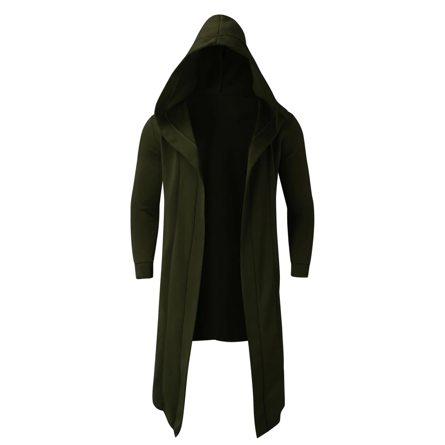 Veste Gilet long à capuche avec poches spacieuses