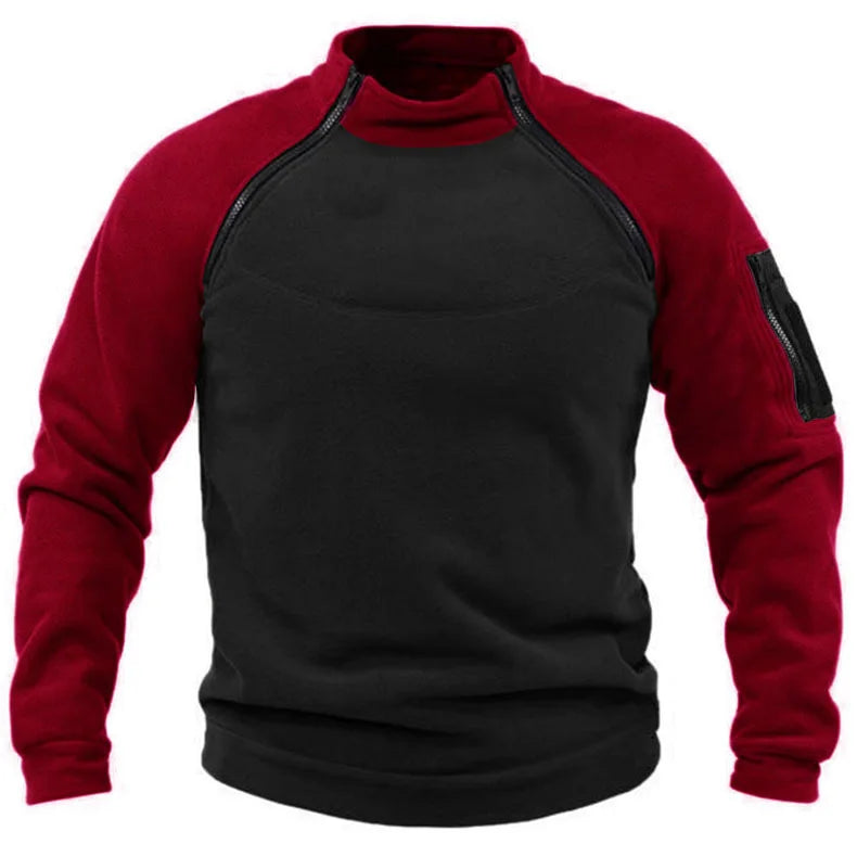 Veste pull polaire militaire Homme