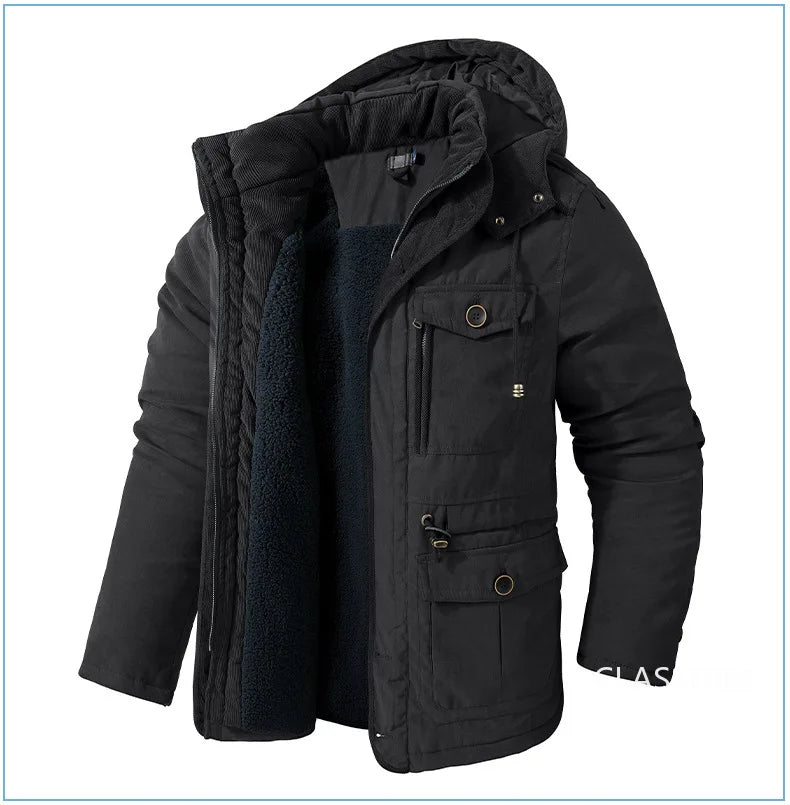 Nordik Heat - Veste d'hiver chaude pour hommes