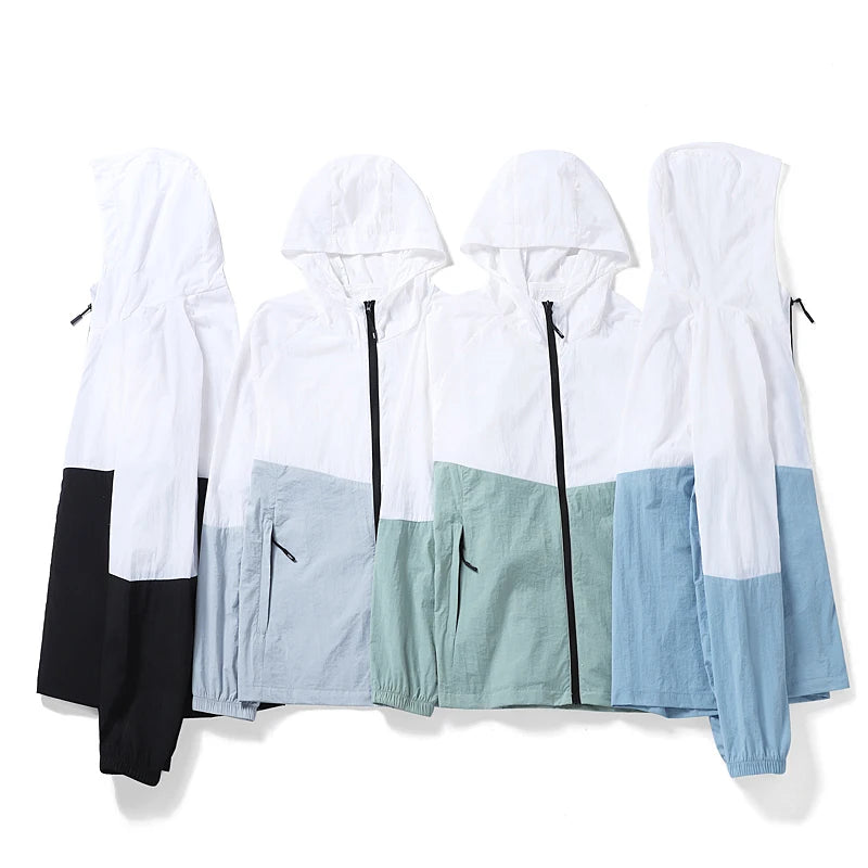 AeroDry - Veste Running à capuche imperméable Homme
