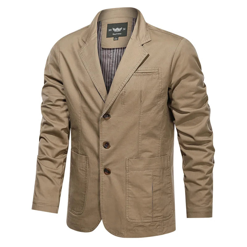 Veste costume vintage décontractée homme